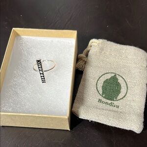 Silver‎ Moon Phase Ring